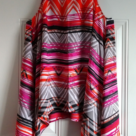 TARGET 1X Zig Zag Hem Sleeveless A-line Blouse NEW - Picture 10 of 10